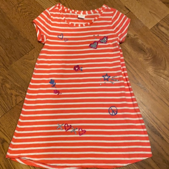 Gymboree Orange Striped Summer Dress - Picture 1 of 5